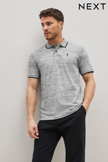 Grey Soft Touch Polo Shirt (C60586) | £24