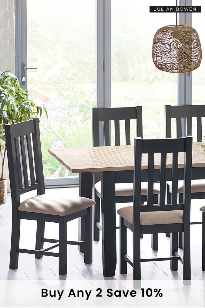 Julian bowen savoy top compact dining set