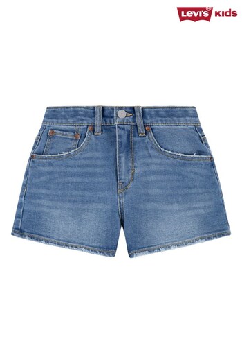 Levi's® Blue Mini Mom Denim Shorts (C60912) | £20 - £22