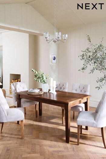 Dark Natural Wolton 6 to 8 Seater Extending 6 to 8 Seater Extending Dining Table (C61094) | £799