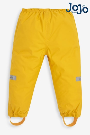 JoJo Maman Bébé Mustard Pack-Away Waterproof Trousers (C61324) | £22.50