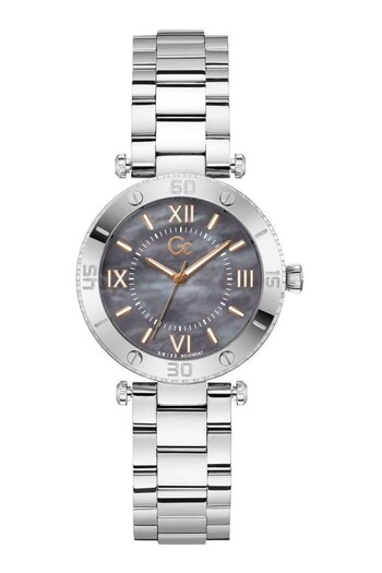 Gc Ladies Silver Tone Muse Sport Chic Collection Watch (C61609) | £295