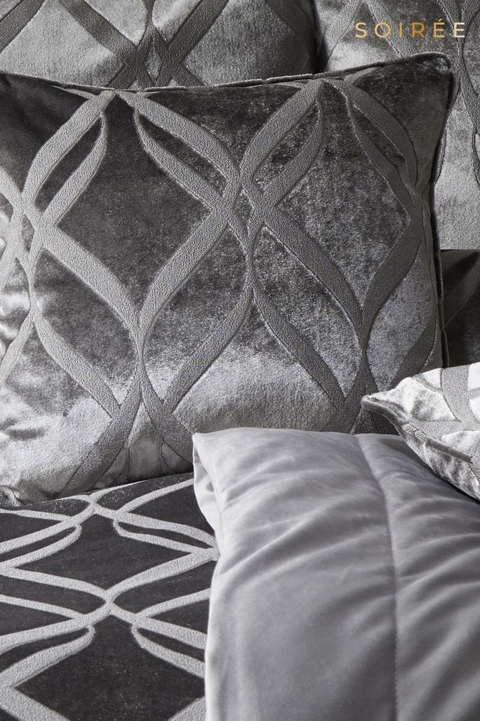 Black silver cushions online