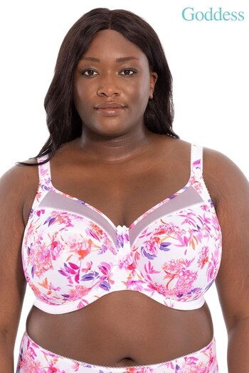 Goddess Pink Summer Bloom Kayla Underwire Bra (C61682) | £40