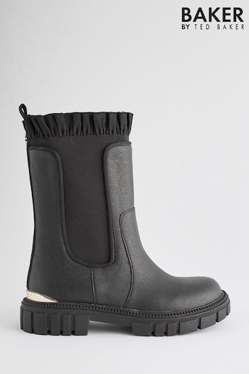 Baker by Ted Baker	Girls Tall Frilled Boots (C61741) | £54 - £56
