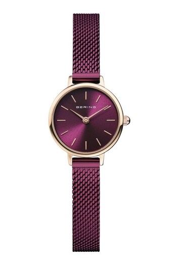 Bering Ladies Purple Classic Watch (C61775) | £119