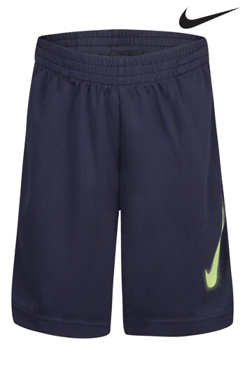 Nike Navy Blue Little Kids DriFIT ADP Shorts (C62409) | £16