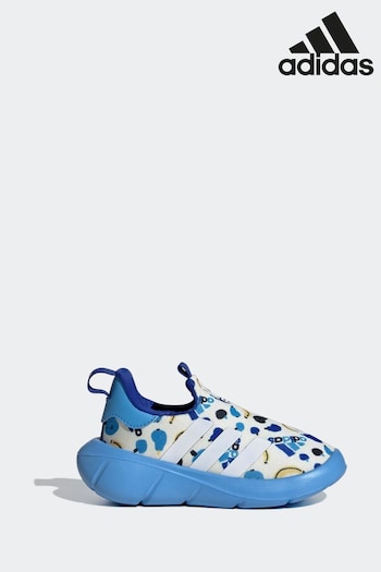 adidas Blue Sportswear Hvid Monofit Slip-On Trainers (C62564) | £30