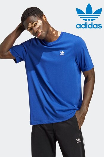 adidas originals Blue Trefoil Essentials T-Shirt (C62733) | £23