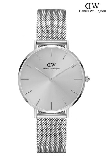 Daniel Wellington Ladies PETITE UNITONE Silver Toned Watch (C62856) | £169