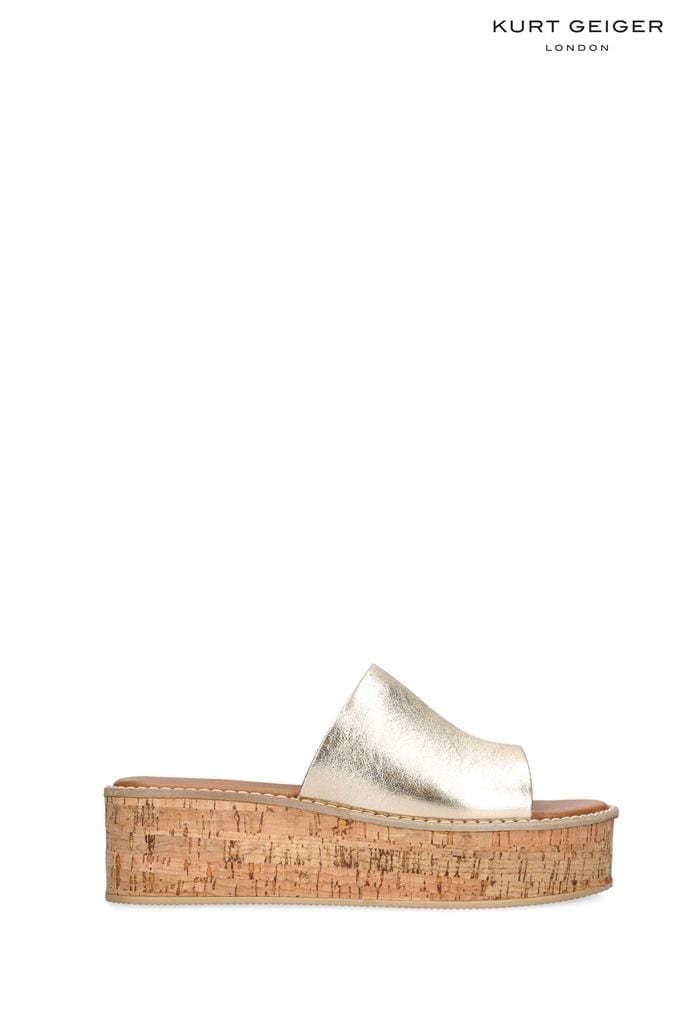 Buy Women s Sandals Gold Kurt Geiger London Footwear Online Next UK