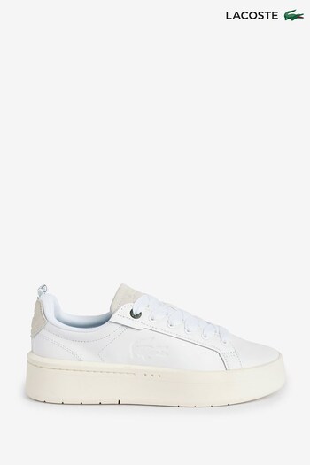 Lacoste Carnaby Plat White 123 SFA Trainers (C63277) | £95