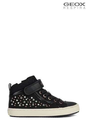 Geox Girls Kalispera Black Sneakers (C63325) | £52.50