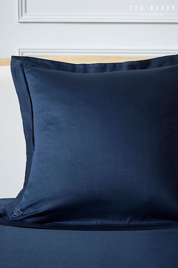 Ted Baker Blue Silky Smooth Plain Dye Pillowcase (C63336) | £24