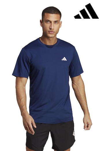 adidas Adizero Blue Performance Train Essentials Training T-Shirt (C63347) | £15