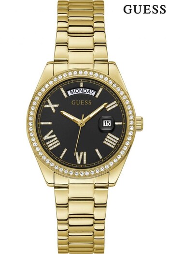 Guess Ladies Gold Tone Luna Watch (C63361) | £155