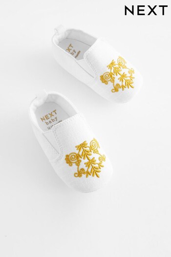 White Occasion Baby Shoes (0-24mths) (C63856) | £8