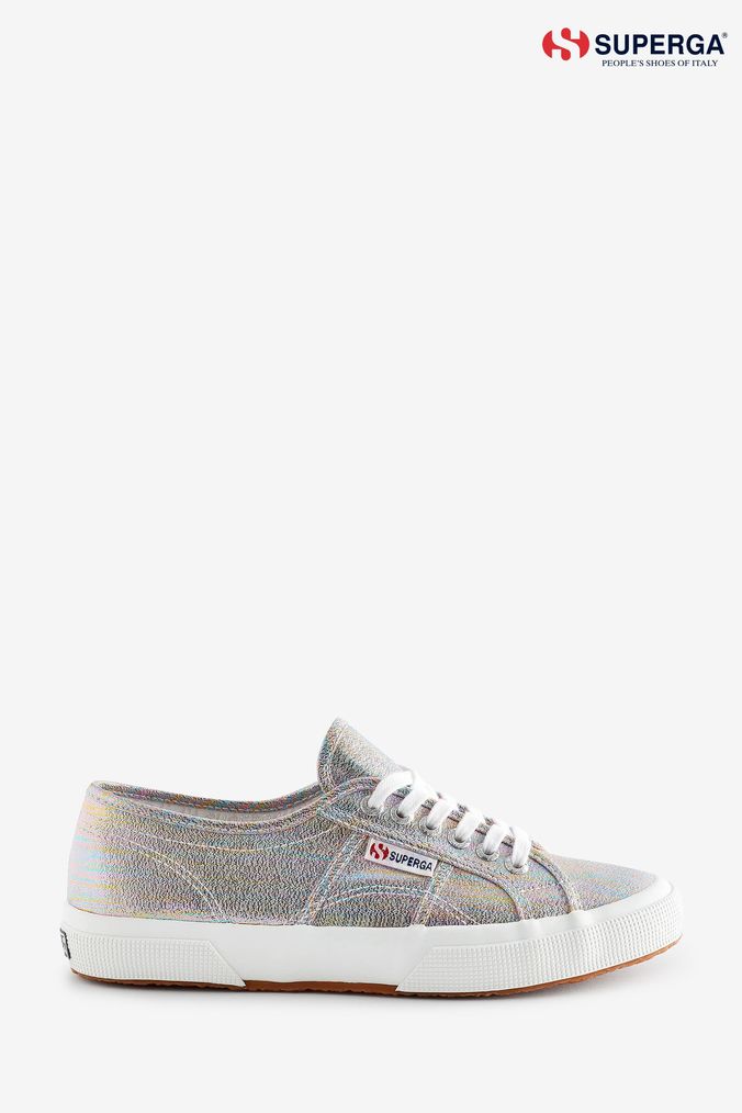 Buy Women s White Superga Canvas Footwear Online Next UK