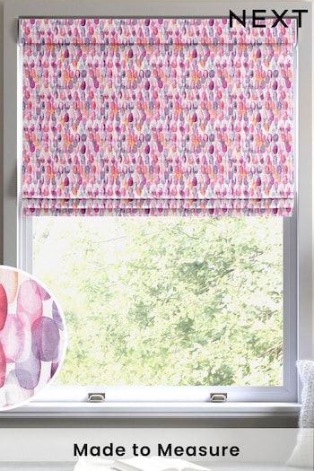 Pink Azzurro Made To Measure Roman Blind (C63988) | £75