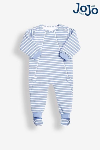 JoJo Maman Bébé Blue Striped 2.5 Tog Sleep Snuggler (C64150) | £39.50