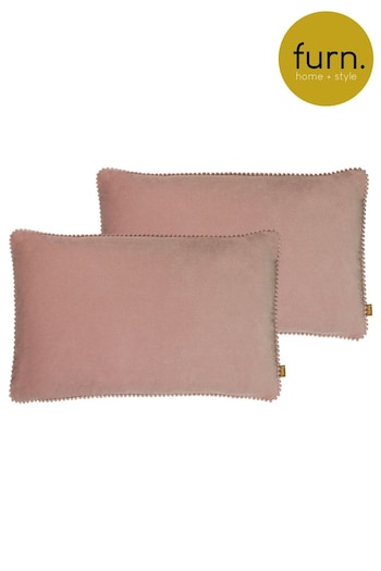 furn. 2 Pack Pink Cosmo Filled Cushions (C64277) | £20