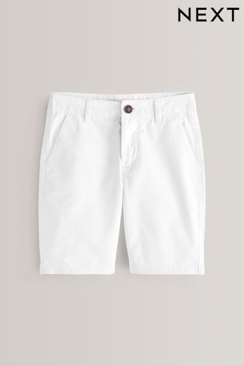 White Chino scollo Shorts (3-16yrs) (C64391) | £8 - £13