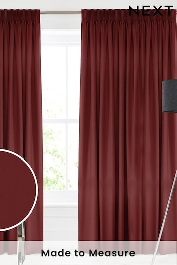 Claret Red Montero Velvet Made To Measure Curtains (C64461) | £91