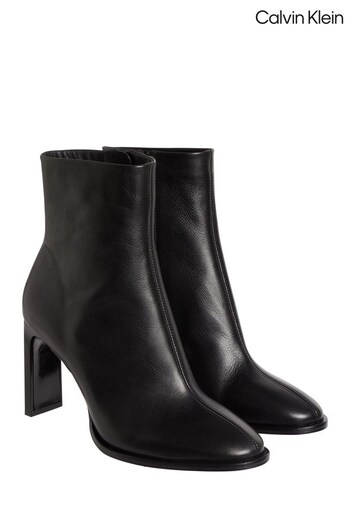 Calvin Klein Stiletto Black Ankle platform Boots (C64656) | £200