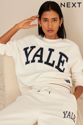 Ecru White Yale Sweatshirt (C64840) | £32