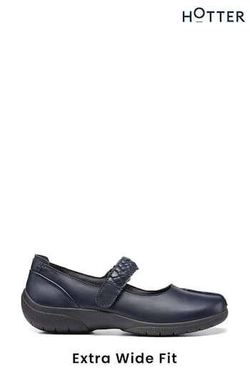 Hotter Blue Hotter Shake II Touch-Fastening X Wide Shoes (C65071) | £85