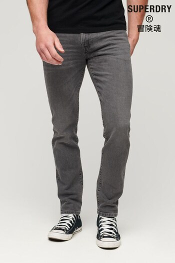Superdry Grey Organic Cotton Slim Jeans (C65077) | £75