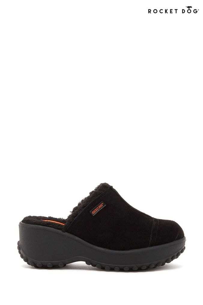 Fran nubuck clearance black clogs