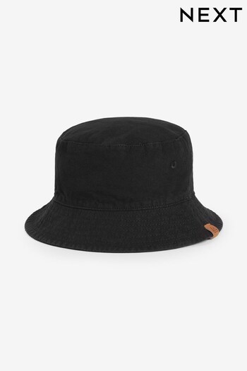 Black Plain Bucket Hat (3mths-16yrs) (C65311) | £3 - £5