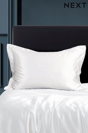 White 100% Silk Pillowcase (C65360) | £40 - £55