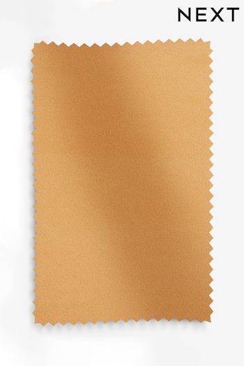 Soft Velvet Ochre Fabric Swatch (C65458) | £0