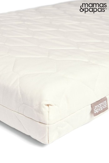 Mamas & Papas A Good Night's Sleep, All Round Luxury Organic Cotbed Mattress (C65804) | £180