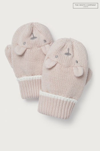The White Company Bear Embroidered Mittens (C66016) | £16