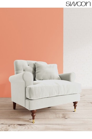 Easy Velvet/Ice Grey Sidbury By Swoon (C66073) | £1,199 - £2,099