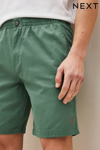 Green Stretch Chino fermeture Shorts (C66174) | £20