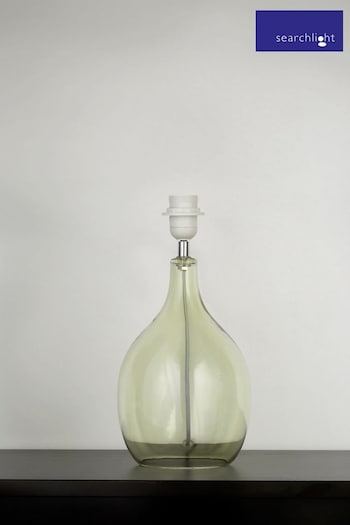 Searchlight Green Decant Glass Bottle Table Lamp Base (C66254) | £40