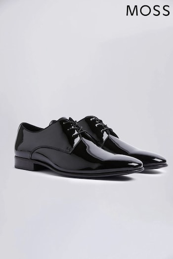MOSS Ivy Black Patent Dress Shoes (C66281) | £139