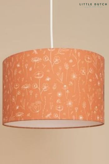 Little Dutch Rust Orange Wildflowers Pendant Light (C66412) | £57