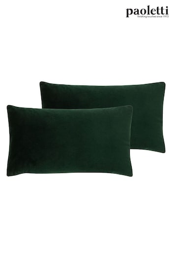 Riva Paoletti 2 Pack Green Sunningdale Filled Cushions (C66596) | £21