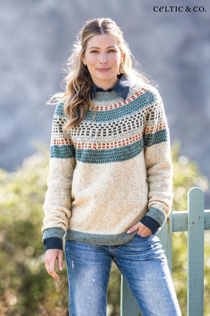 Buy Women s Celtic Co Fairisle Jumpers Online Next UK