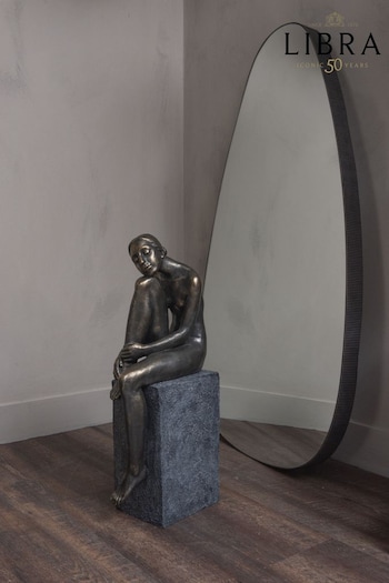 Libra Bronze Thinking Lady Oversized Sculpture (C66695) | £370