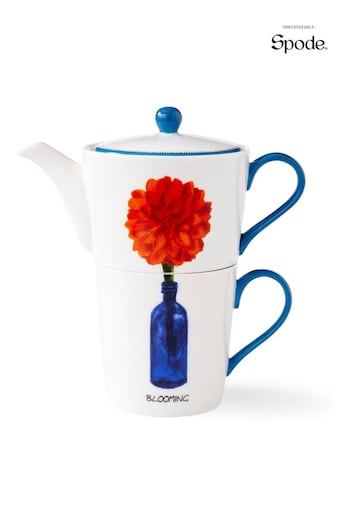 Spode Kit Kemp Doodles Tea for One Teapot and Mug (C66799) | £45