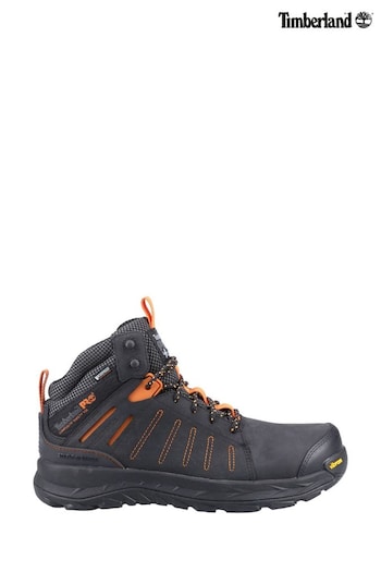 Timberland pink Pro Switchback Work Black Boots (C66938) | £150