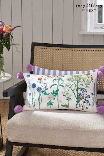Lucy Tiffney Floral Foxglove Cushion (C66982) | £22