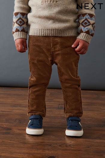 Tan Brown Corduroy TEEN Trousers (3mths-7yrs) (C67163) | £11 - £13