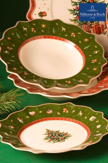 Villeroy and Boch Red Toy's Delight Christmas Breakfast Plate (C67183) | £24